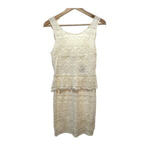 ⭐️ American Eagle Outfitters‎ Lace Design Sleeveless Mini Dress Zipper Y2K Fairy